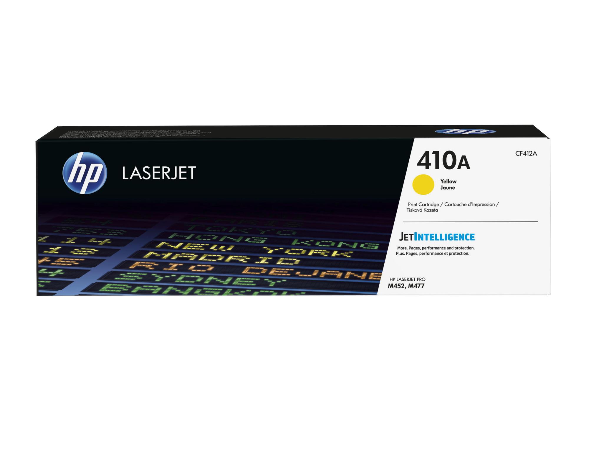 HP Tóner 410A / CF412A Amarillo Standard