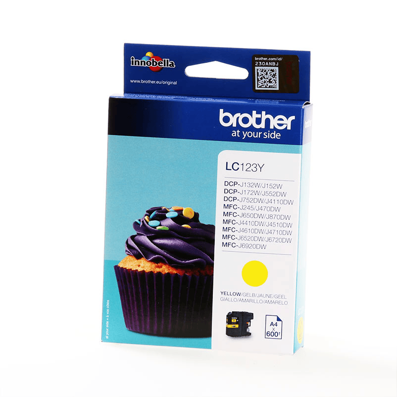 Brother Encre LC-123Y Jaune