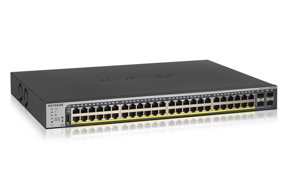 Netgear Switch Smart GS752TP / GS752TP-300EUS Grau