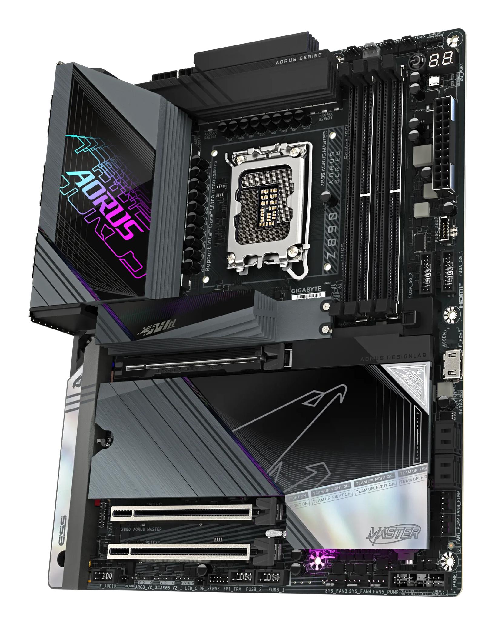 GIGABYTE Mainboard Z890 AORUS MASTER MB / Z890 AORUS MASTER Schwarz