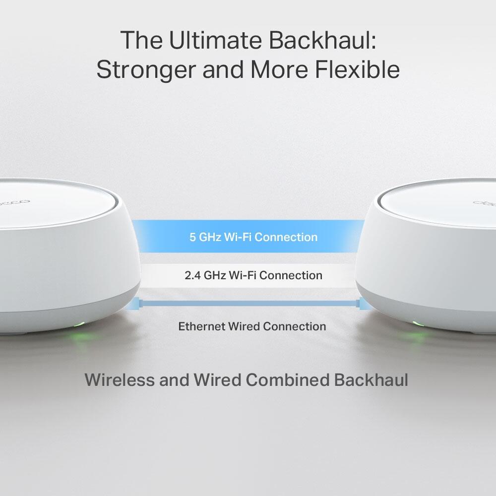 TP-Link Mesh-WLAN-System BE25 / DECO BE25(2-PACK) Weiß Doppelpack