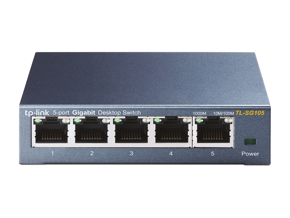 TP-LINK Interruptor SG105 / TL-SG105 Negro
