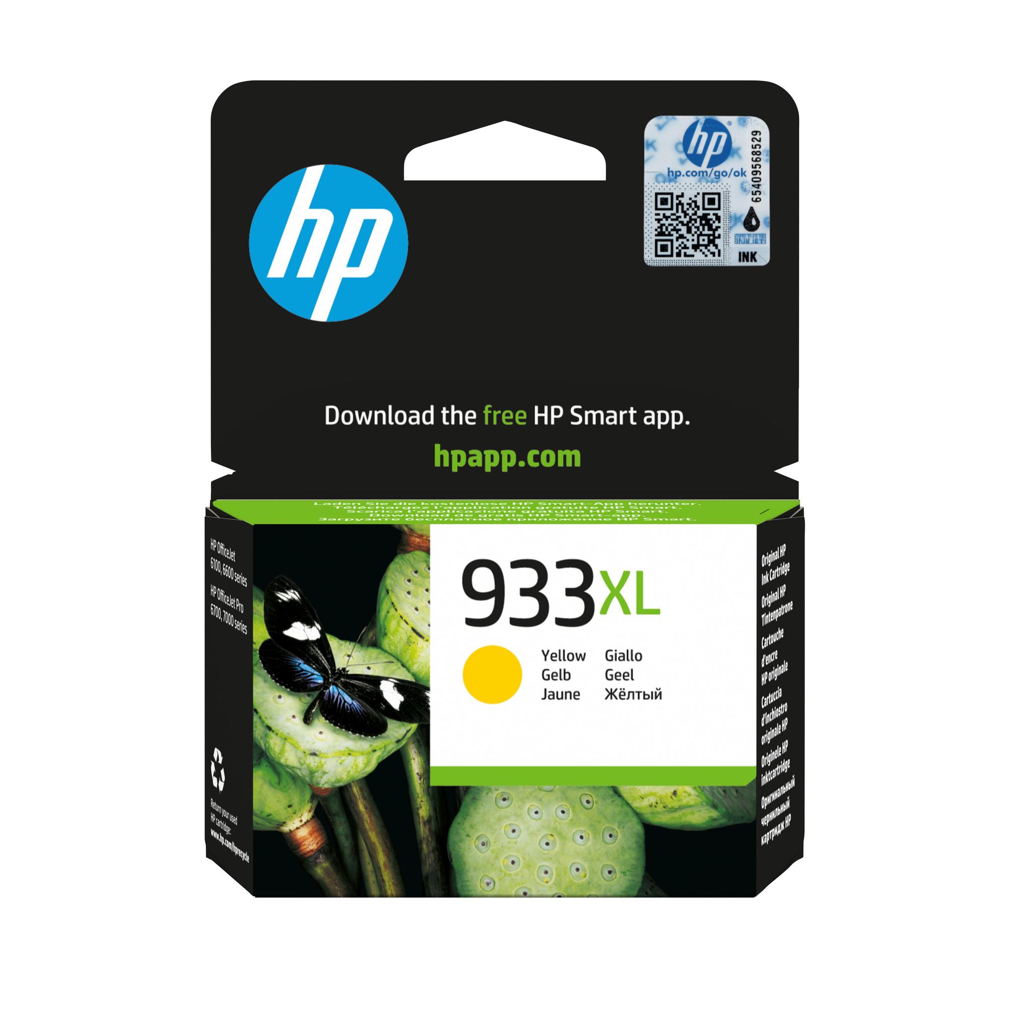 HP Tinta 933XL / CN056AE Amarillo XL Multipack