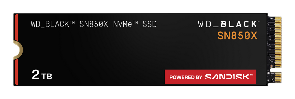 Western Digital M.2 SSD SN850X 2TB / WDS200T2X0E Mehrfarbig