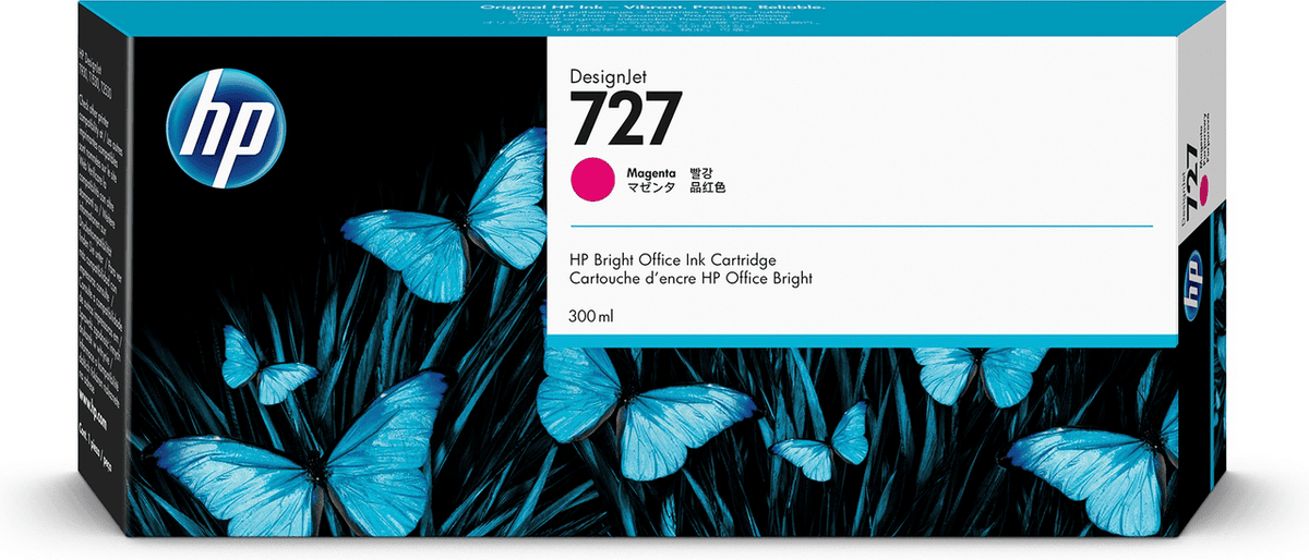 HP Tinta 727 / F9J77A Magenta XXL