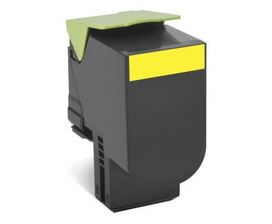Lexmark Tóner 702HY / 70C2HY0 Amarillo XL