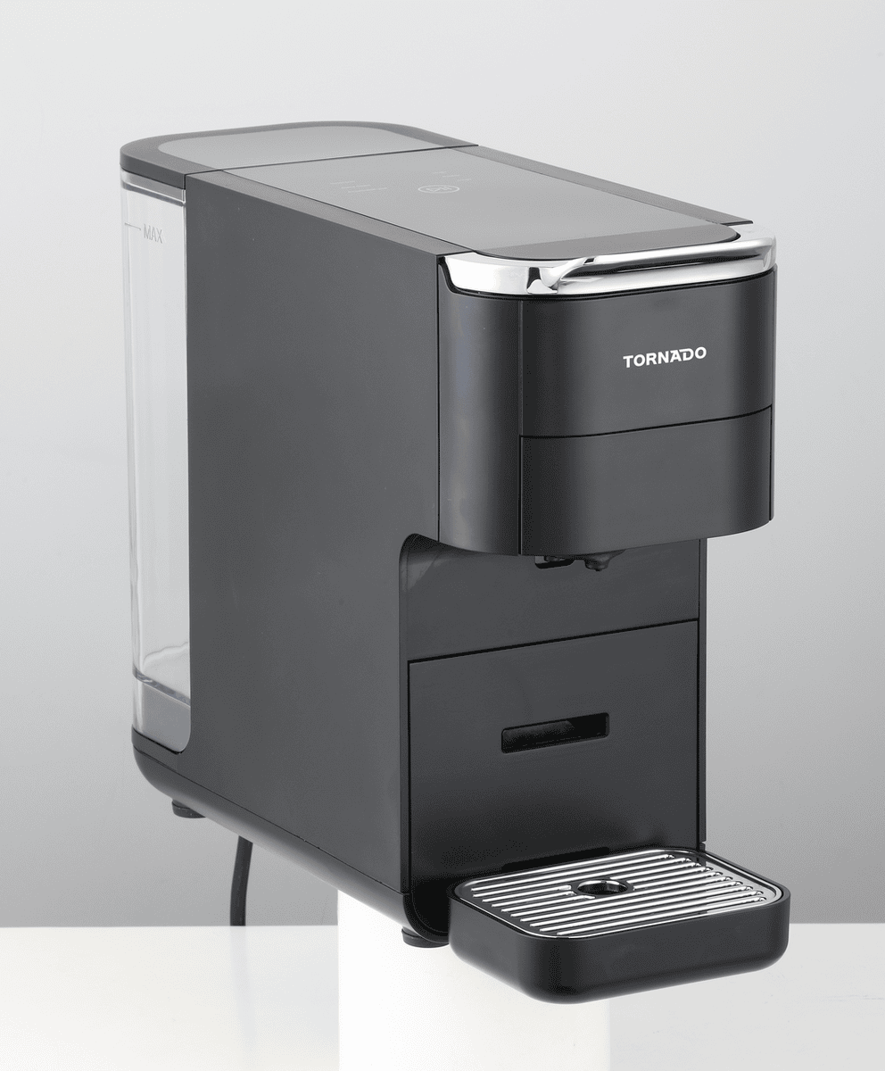 Tornado Kapselmaschine 5-in-1 Capsule Coffee Maker / TCM-7042-GS Schwarz