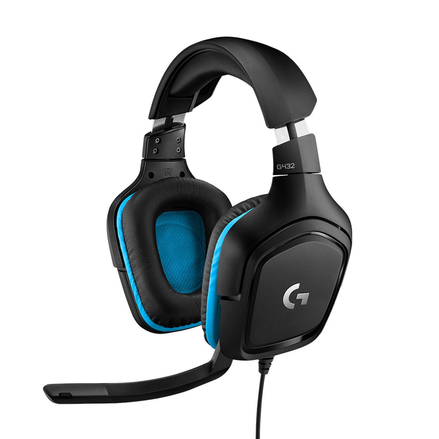Logitech Headset G432 / 981-000770 Schwarz, Blau