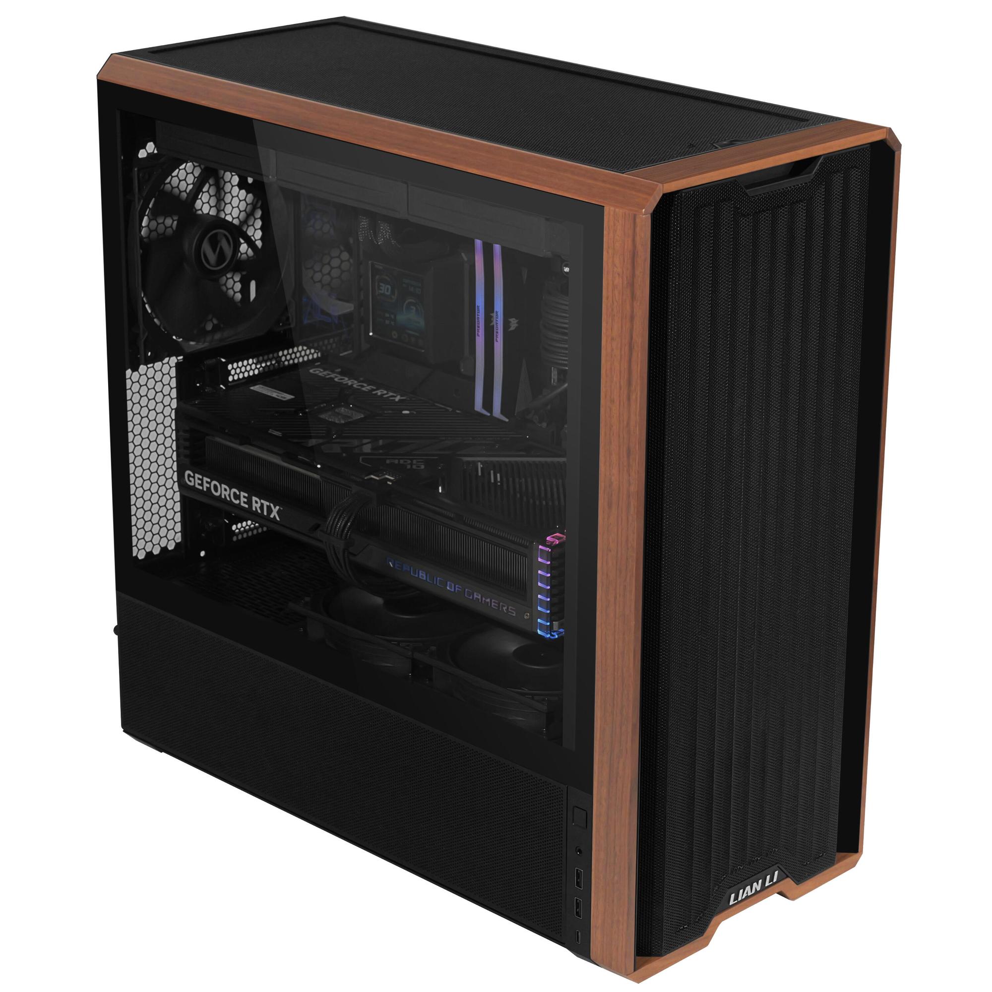 Lian Li PC case Lancool 217 Wood / G99.LAN217X.00 Black, wood