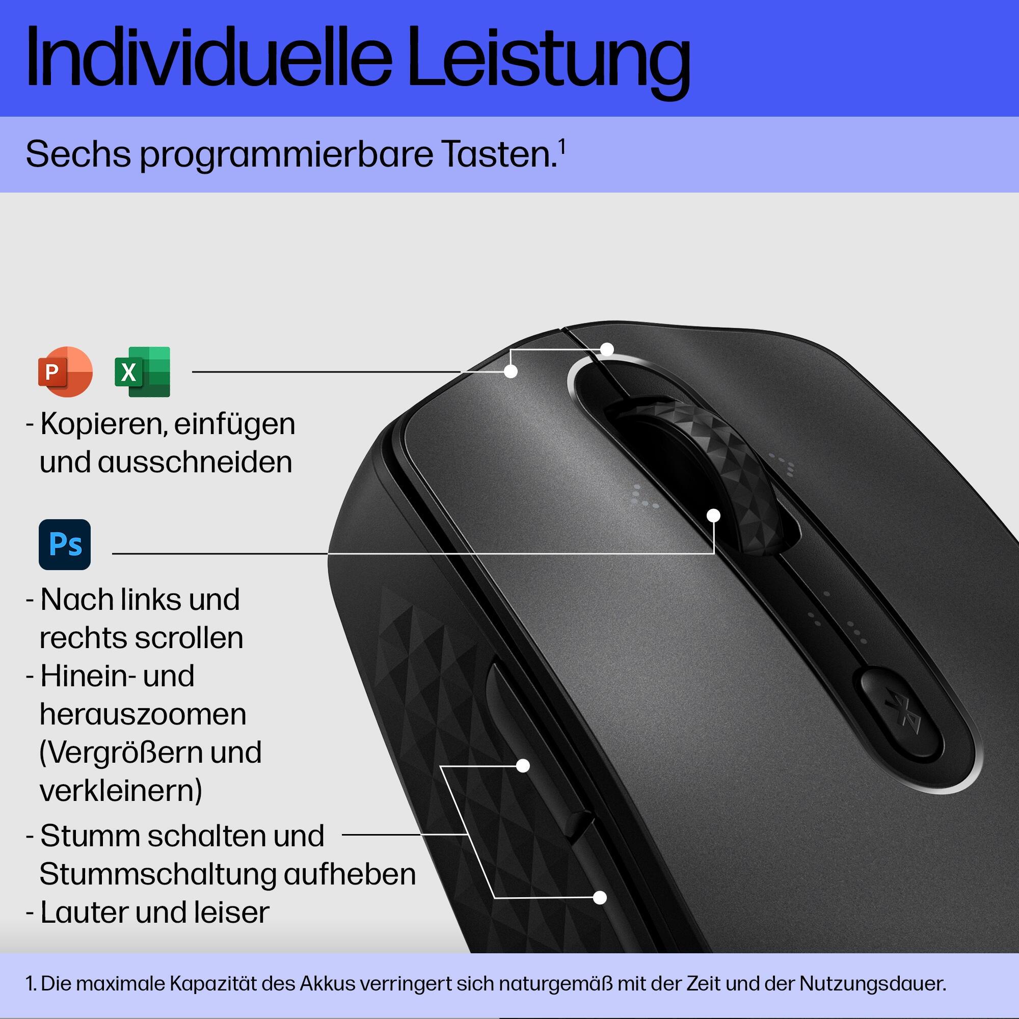 HP Mouse 695 / 8F1Y4AA#ABB Nero