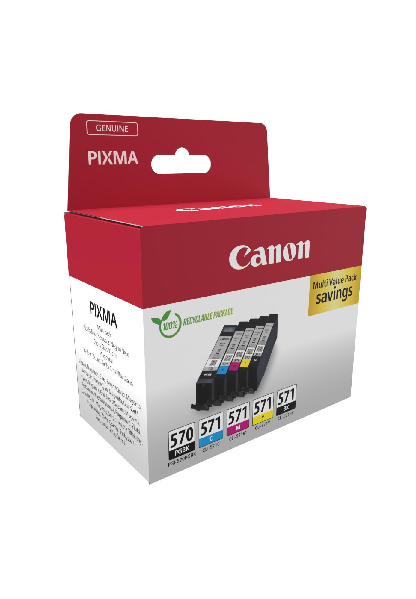 Canon Inchiostro PGI-570/CLI-571 / 0372C006 BK,PBK,C,M,Y