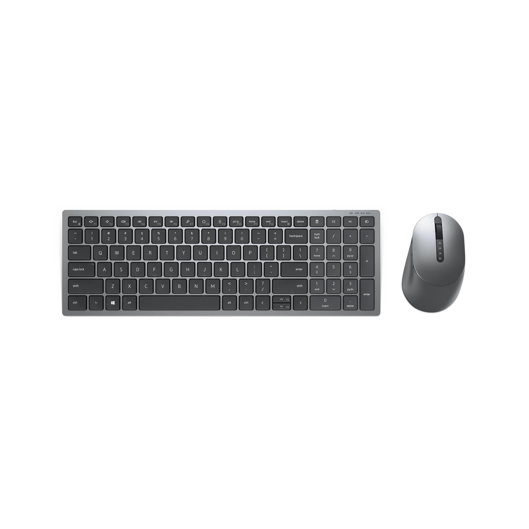 DELL Ensemble souris et clavier Pro Plus KM7120W US-Int / 580-AIWM Gris, titane