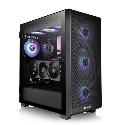 Thermaltake PC case S250 TG ARGB / CA-1Y6-00M1WN-00 Black