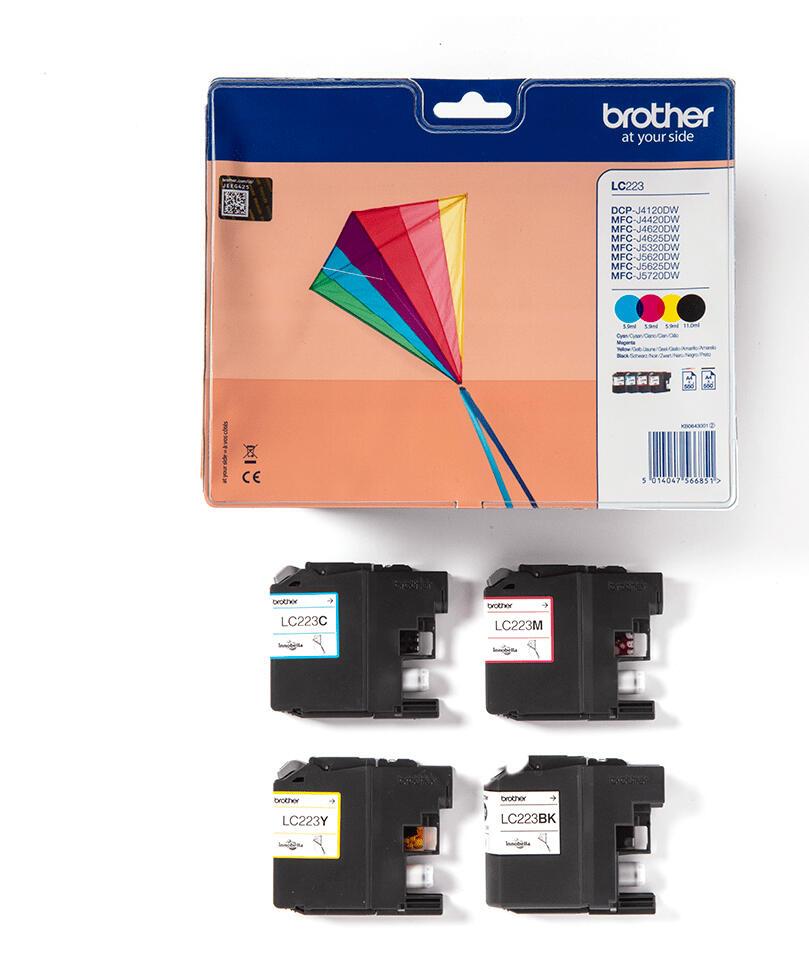 Brother Inchiostro LC-223VALBP / LC223VALBP BK, C, M, Y XL Multipack