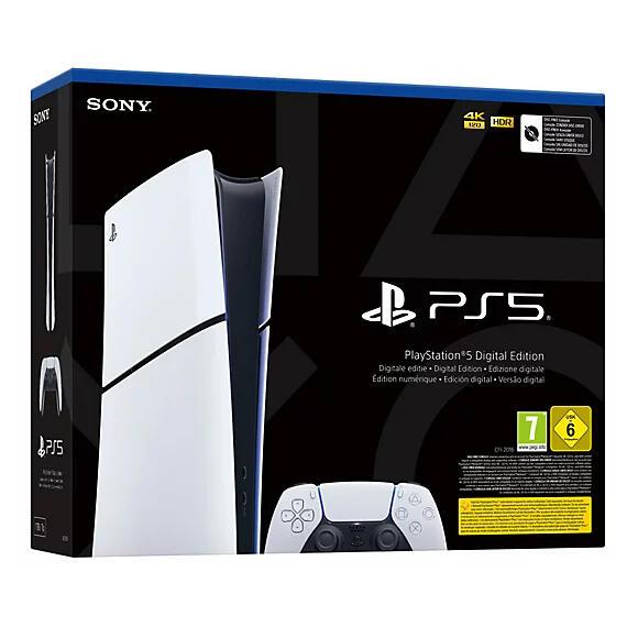 Sony Console PS5 Slim Digital Ed. / 1000049749 Nero, bianco