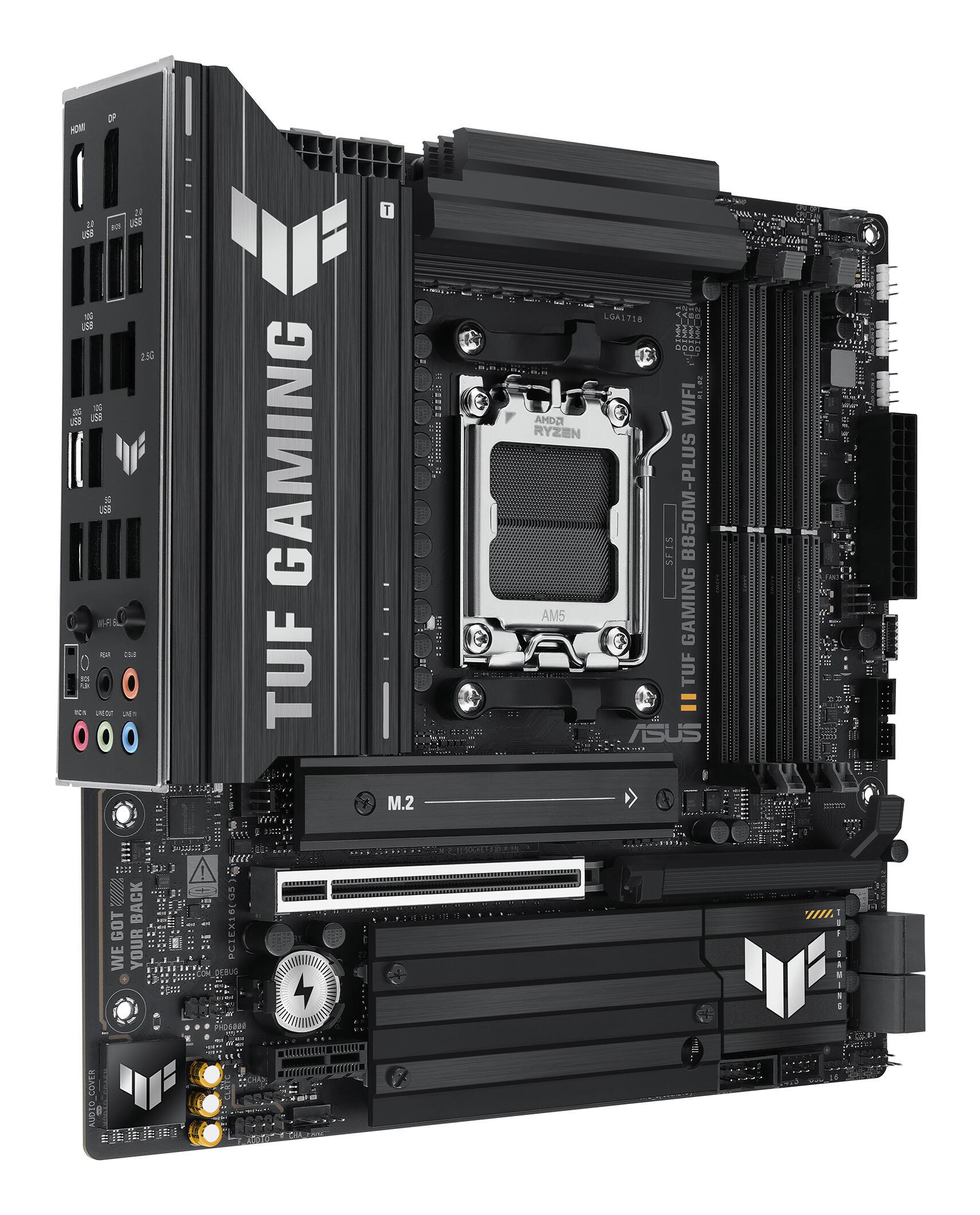 ASUS Mainboard TUF Gaming B850M-Plus WiFi / 90MB1IY0-M0EAY0 Black