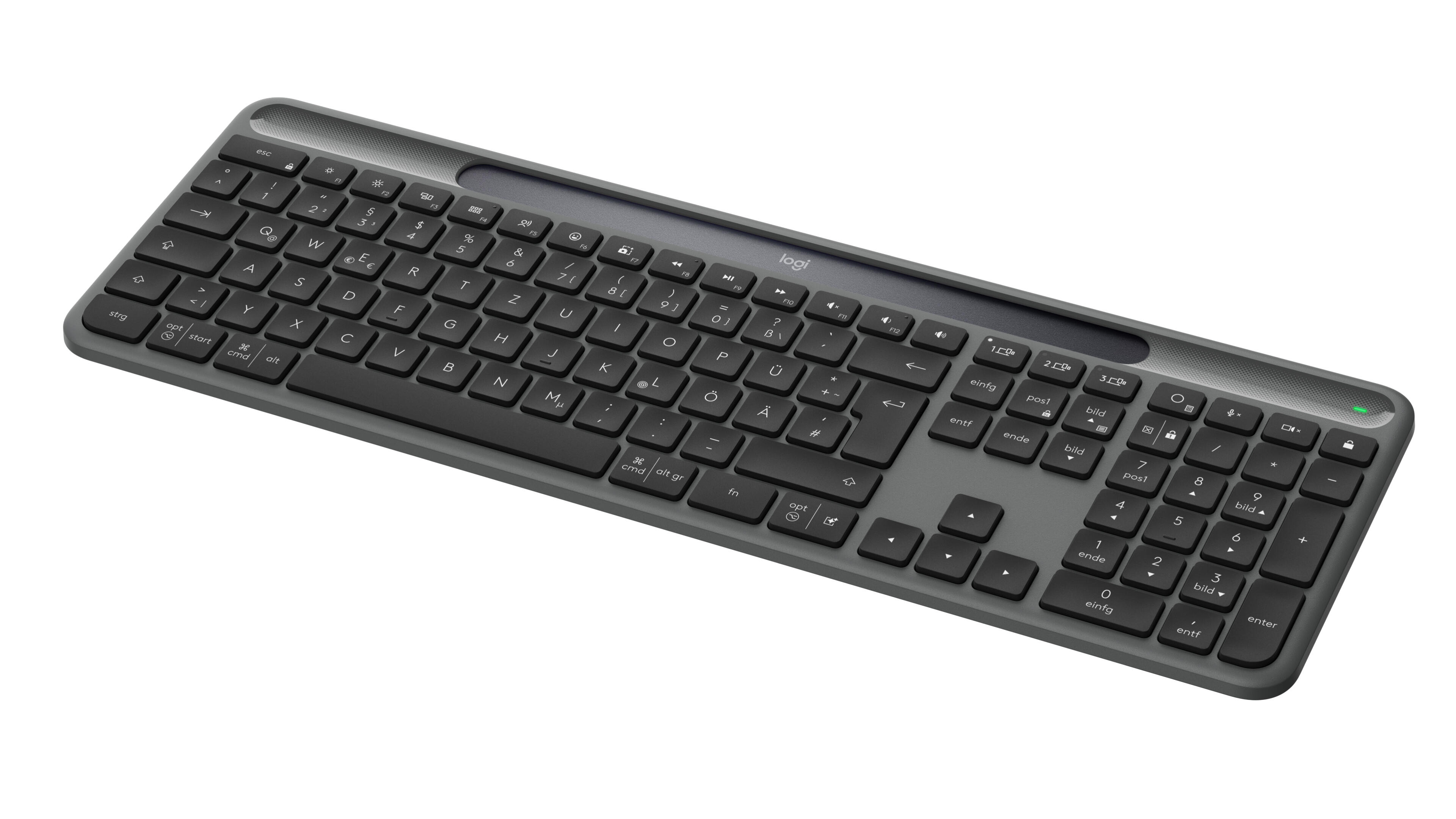Logitech Tastiera Signature Slim Solar+ K980 DE / 920-013757 Grafite
