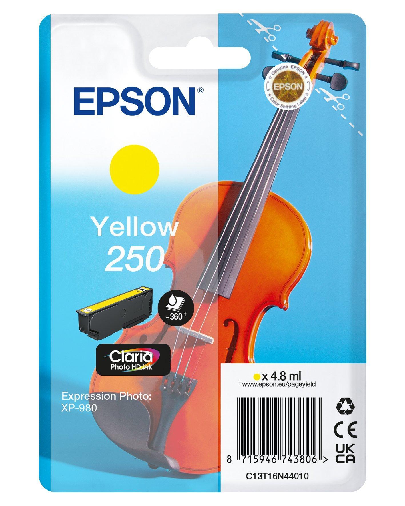 Epson Inchiostro 250 / C13T16N44010 Giallo