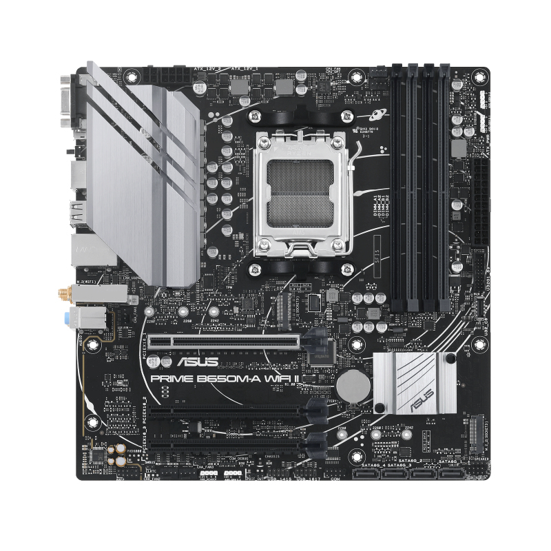 Asus Mainboard PRIME B650M-A WIFI II / 90MB1EG0-M0EAY0 Schwarz