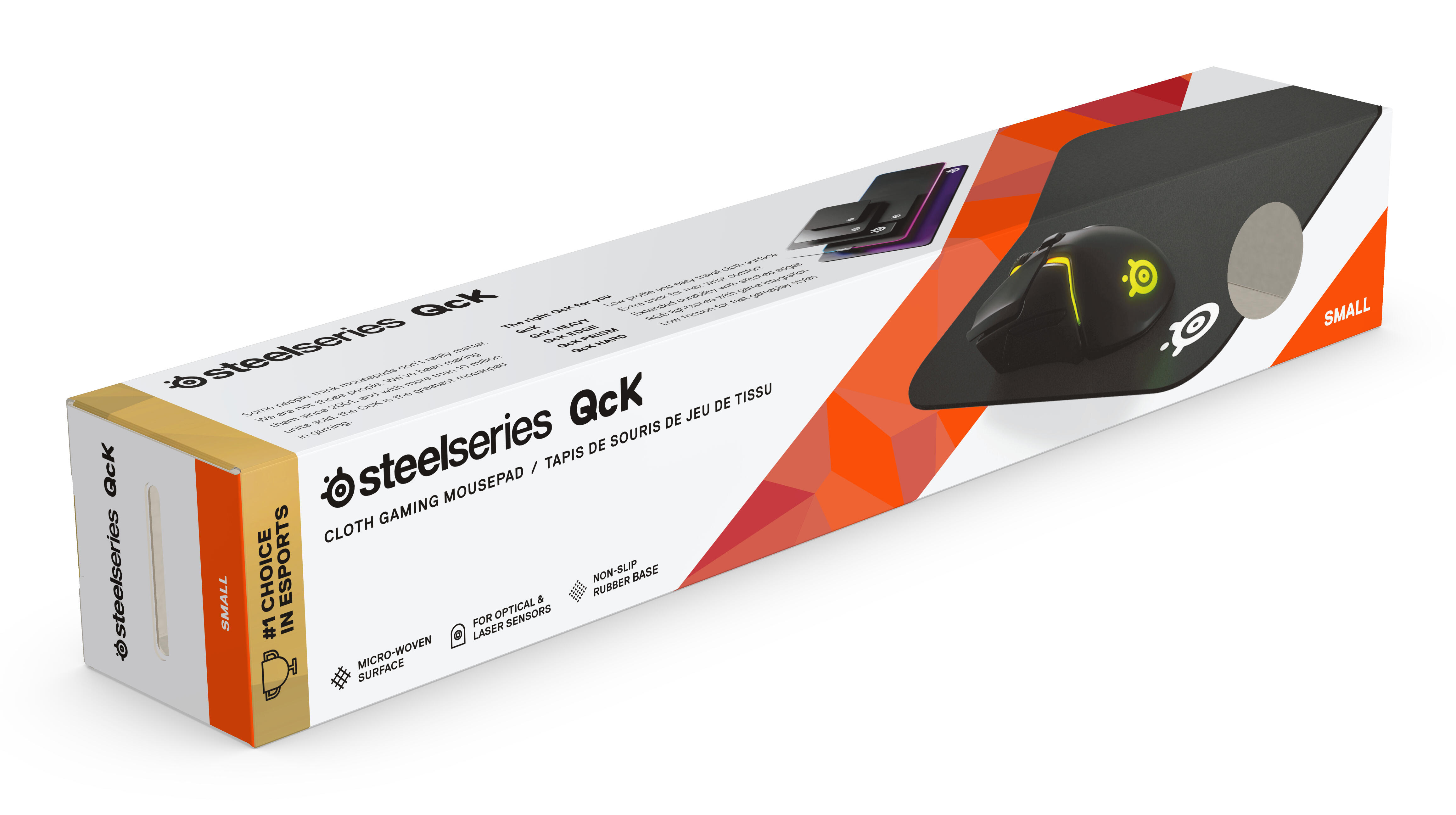 Steelseries Alfombrilla de ratón QcK Small / 63005 Negro