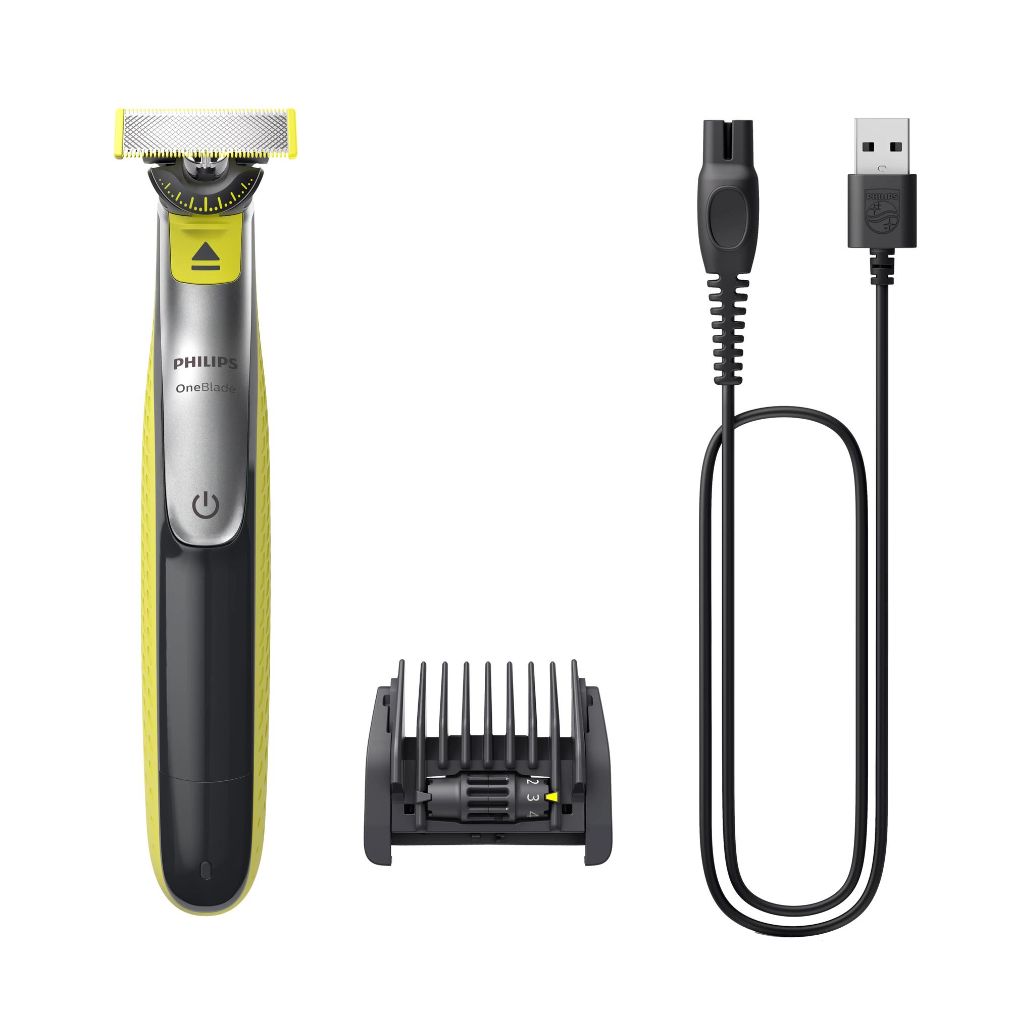 Philips Rasoio OneBlade 360 Face / QP2734/23 Antracite, calce
