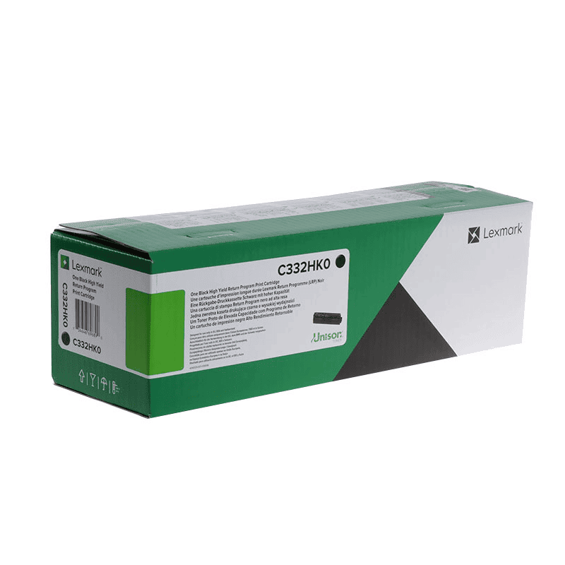 Lexmark Toner C332HK0 Nero