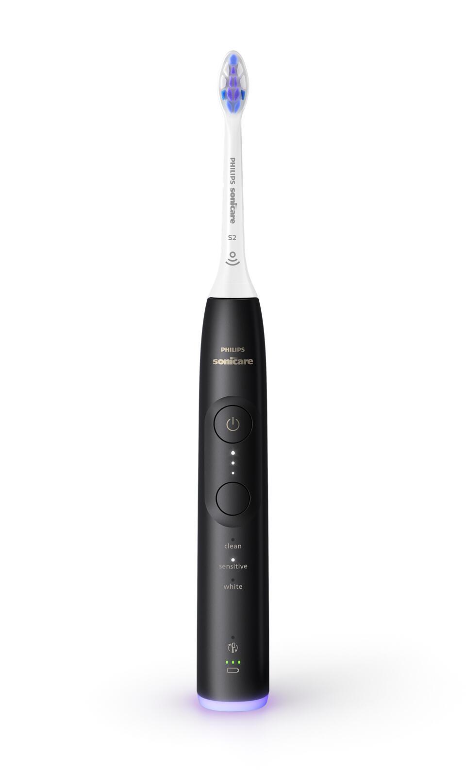 Philips Zahnbürste Sonicare 6500 mit Etui / HX7411/02 Schwarz Standard