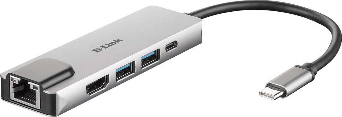 D-Link Dockingstation DUB-M520 Silber/Schwarz