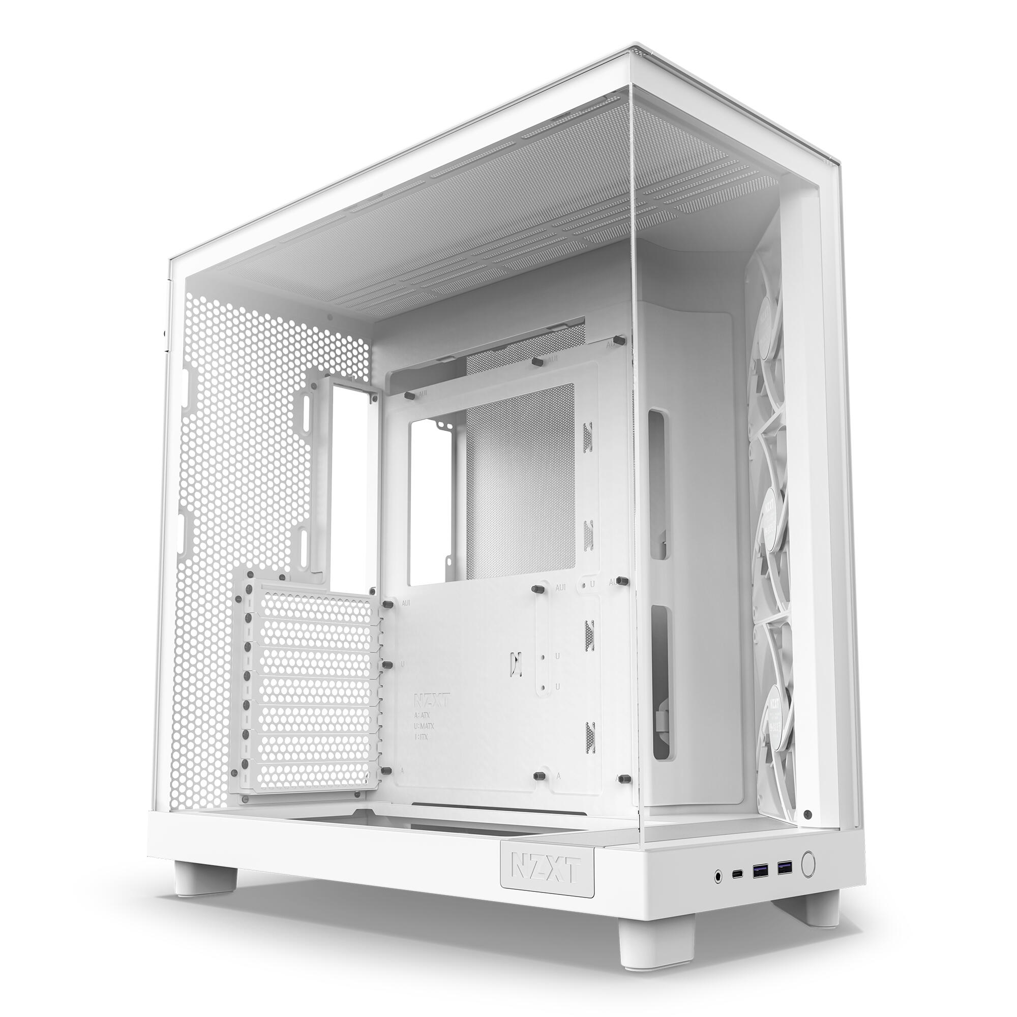 NZXT Boîtier PC H6 Flow / CC-H61FW-01 Blanc