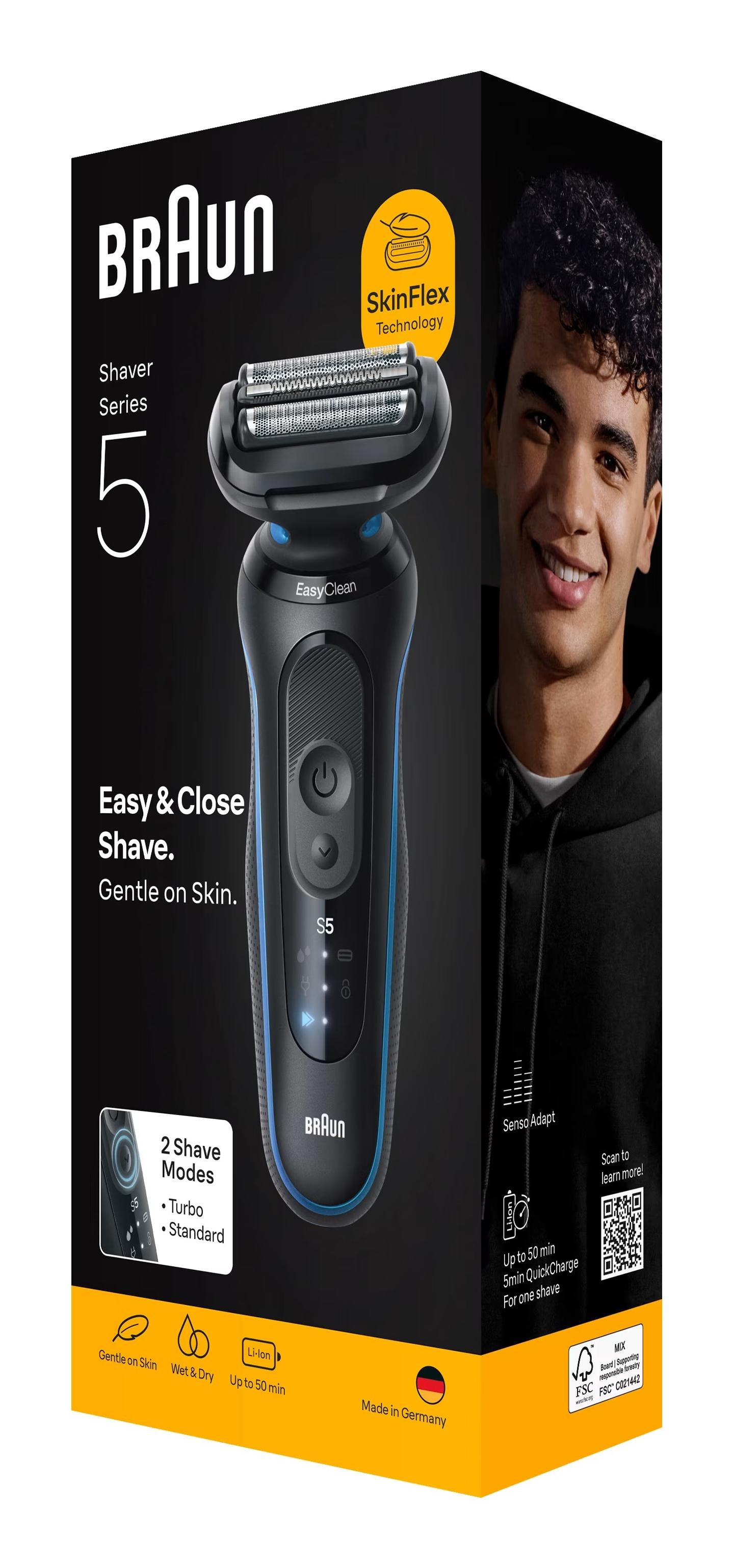 Braun Afeitadora Series 5 52-B1000s / 52-B1000S Negro