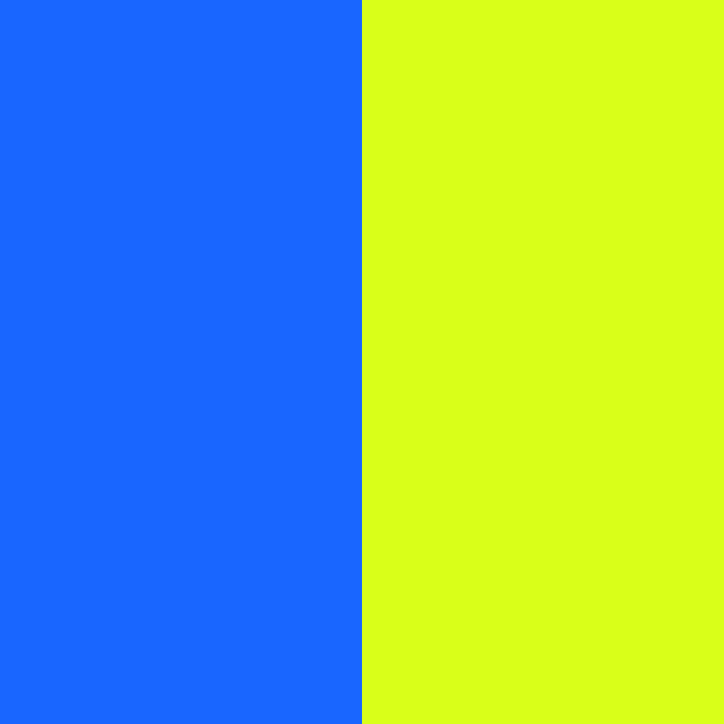 Neon-Blau, Neon-Gelb