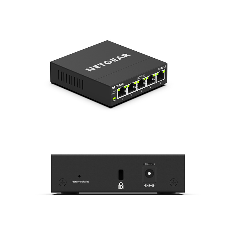 Netgear Interruptor GS305E / GS305E-100PES Negro