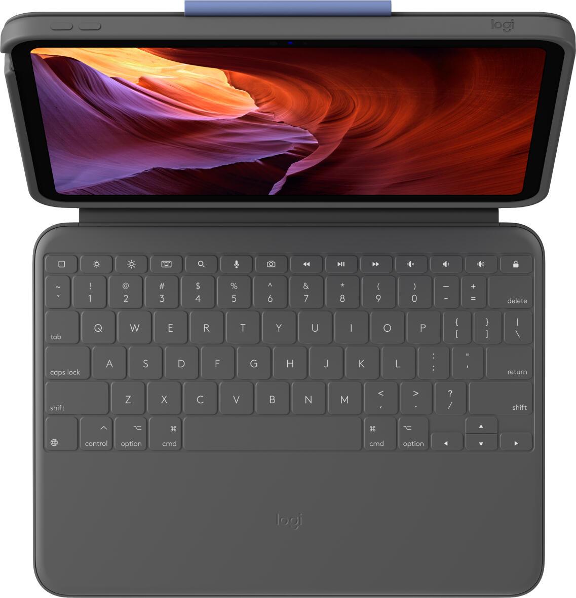 Logitech Coperchio e tastiera Rugged Folio iPad / 920-011200 Grafite