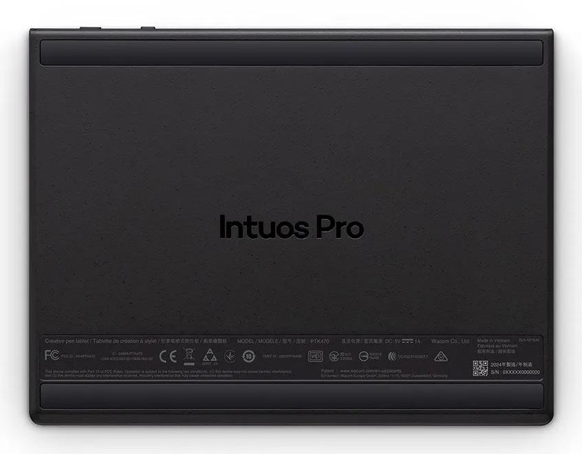 Wacom Tableta Intuos Pro / PTK470K0B Negro S