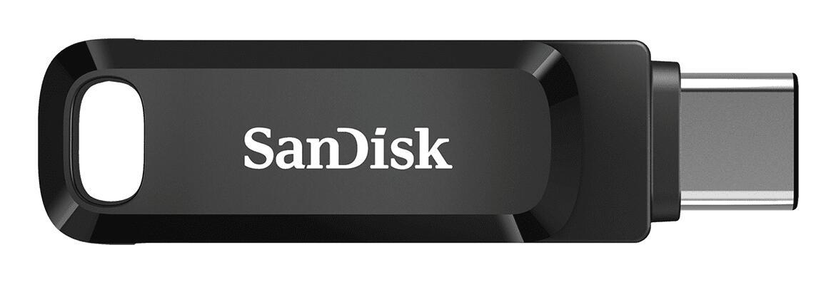 SanDisk Memoria USB Ultra Dual Drive Go 256GB / SDDDC3-256G-G46 Negro