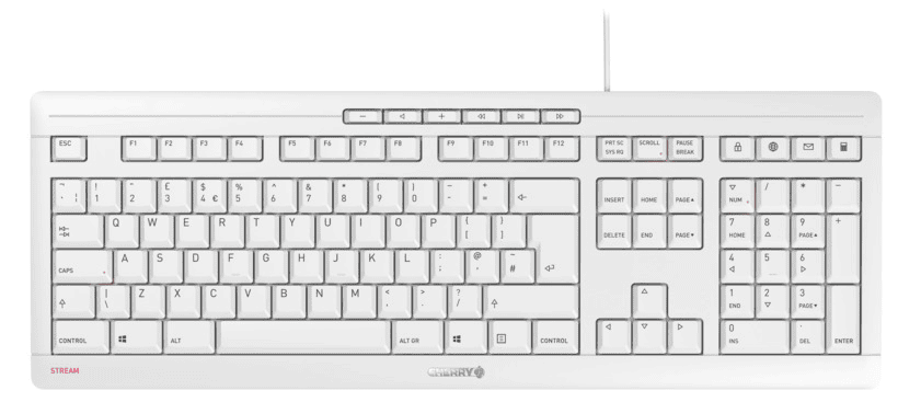 Cherry Clavier JK8500G / JK-8500DE-0 Gris