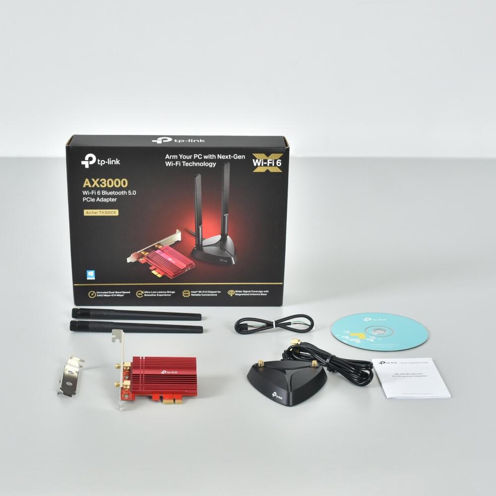 TP-Link Netzwerkkarten TX3000E / ARCHER TX3000E Schwarz, Rot