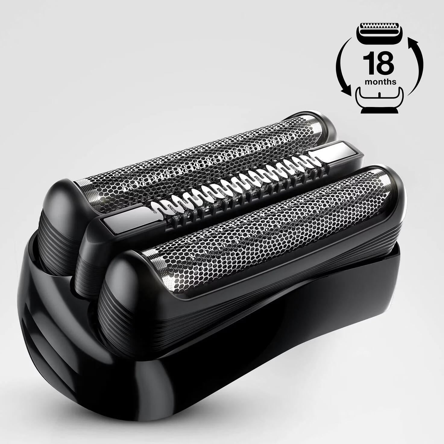 Braun Lame de rasoir Kombipack 21B / 736879 Noir, acier inoxydable Standard