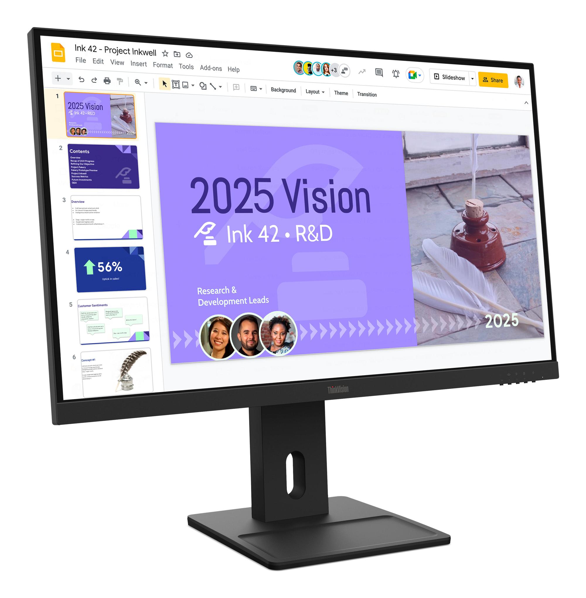 Lenovo Monitor ThinkVision E27Q-40 / 64BDGAT4EU Negro 68,6 cm (27")