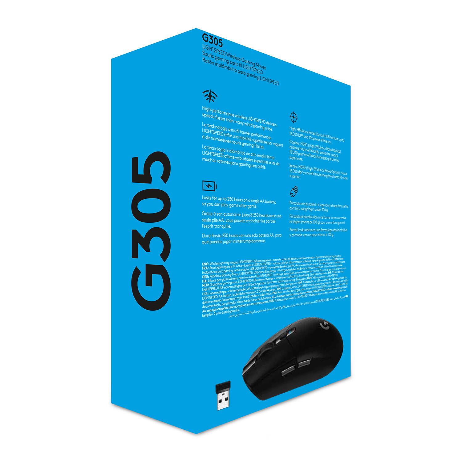 Logitech Maus G305 Lightspeed / 910-005283 Schwarz