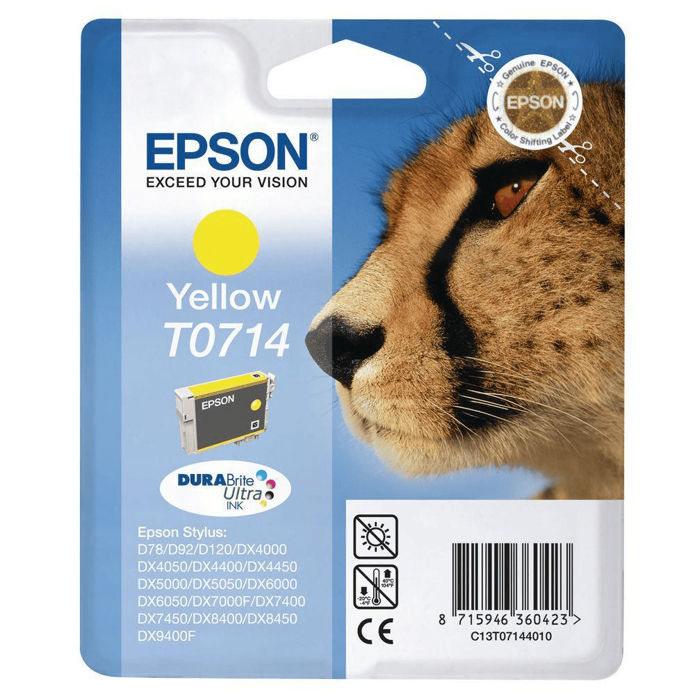 Epson Tinte T0714 / C13T07144012 Gelb