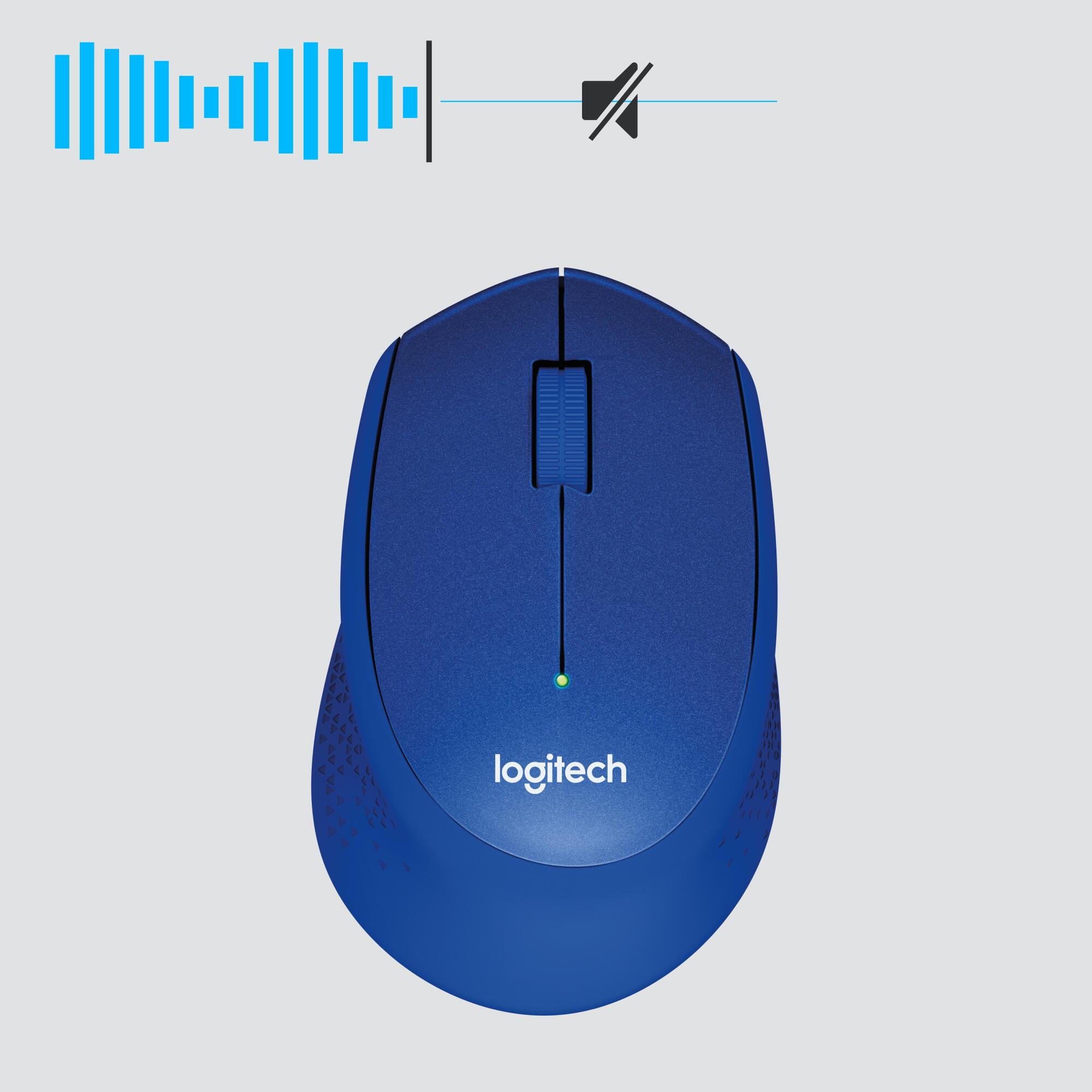 Logitech Souris M330 Silent Plus / 910-004910 Bleu