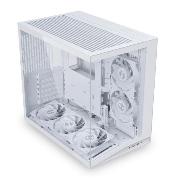 Lian Li PC-Gehäuse O11 Dynamic Mini V2 Flow Dual Chamber / O11DMIV2FW Weiß