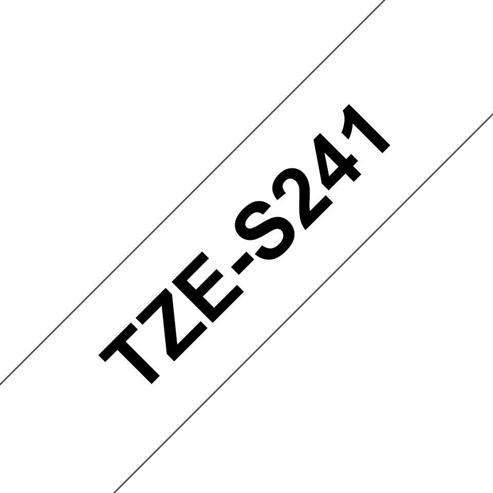 Brother Ruban encreur TZE-S241 / TZES241 Noir, blanc