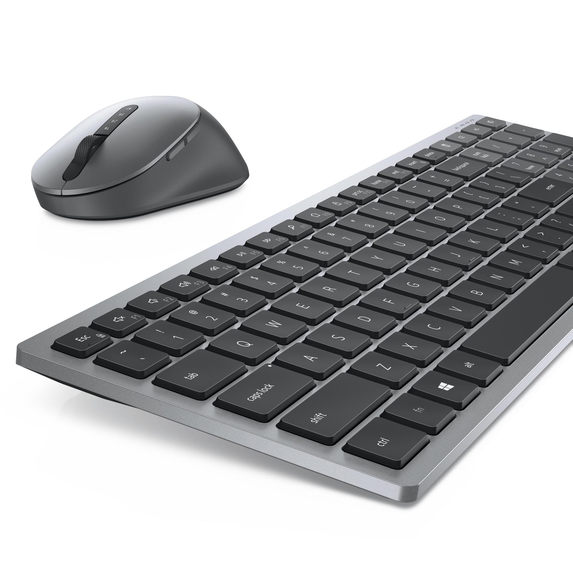 DELL Ensemble souris et clavier Pro Plus KM7120W US-Int / 580-AIWM Gris, titane
