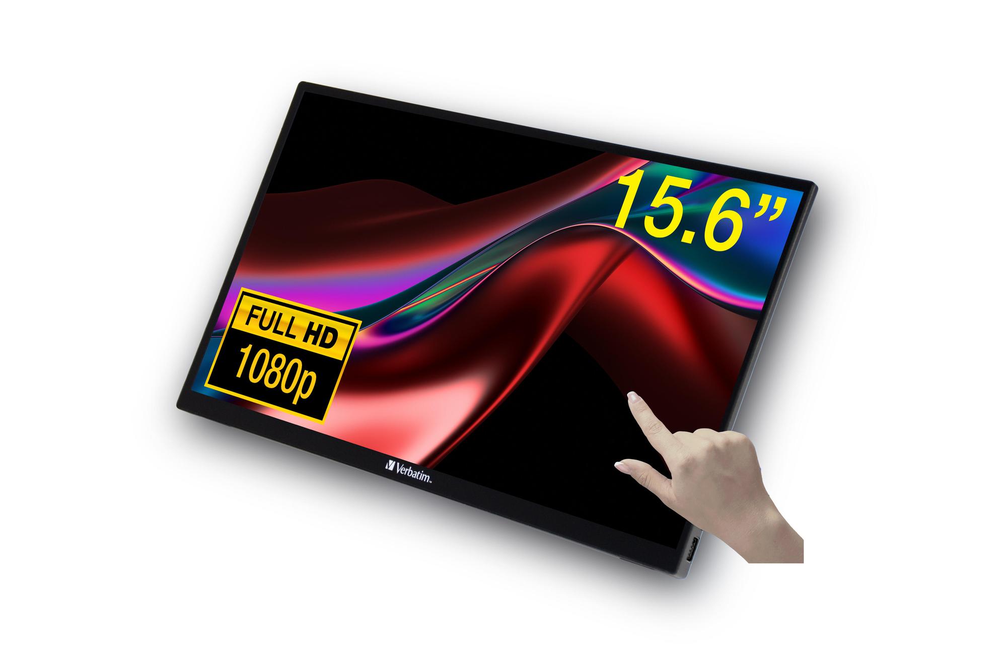 Verbatim Monitor PMT-15 / 49592 Black 39.6 cm (15.6")