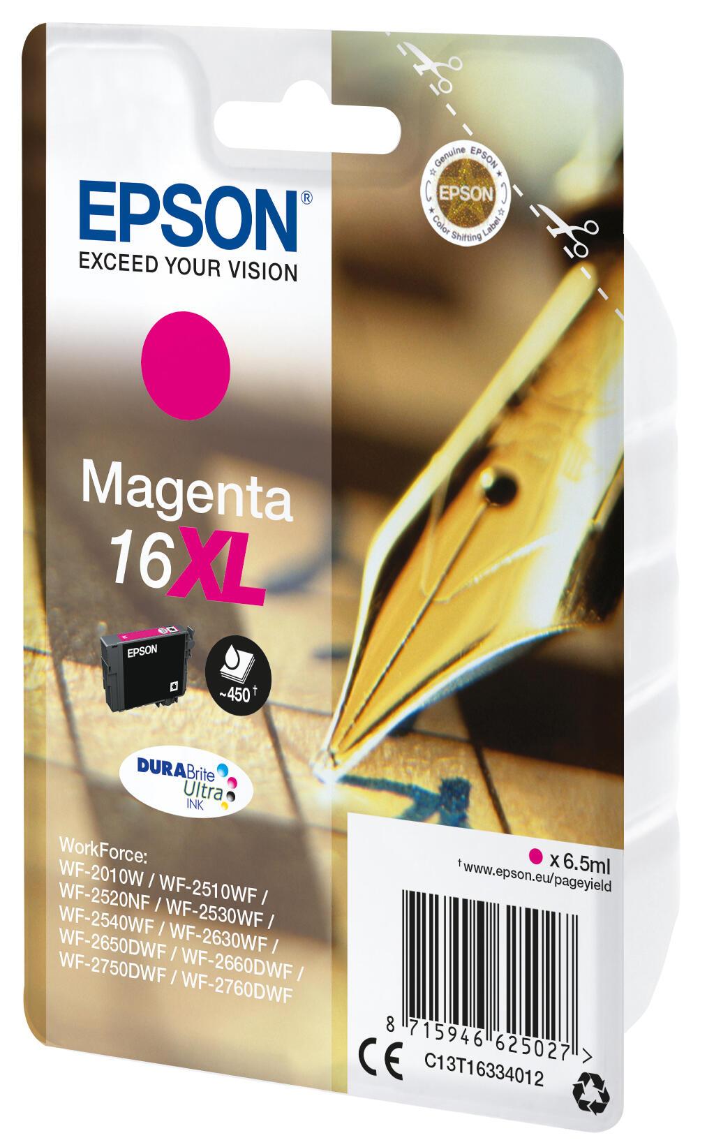 Epson Tinta 16XL / C13T16334012 Magenta XL