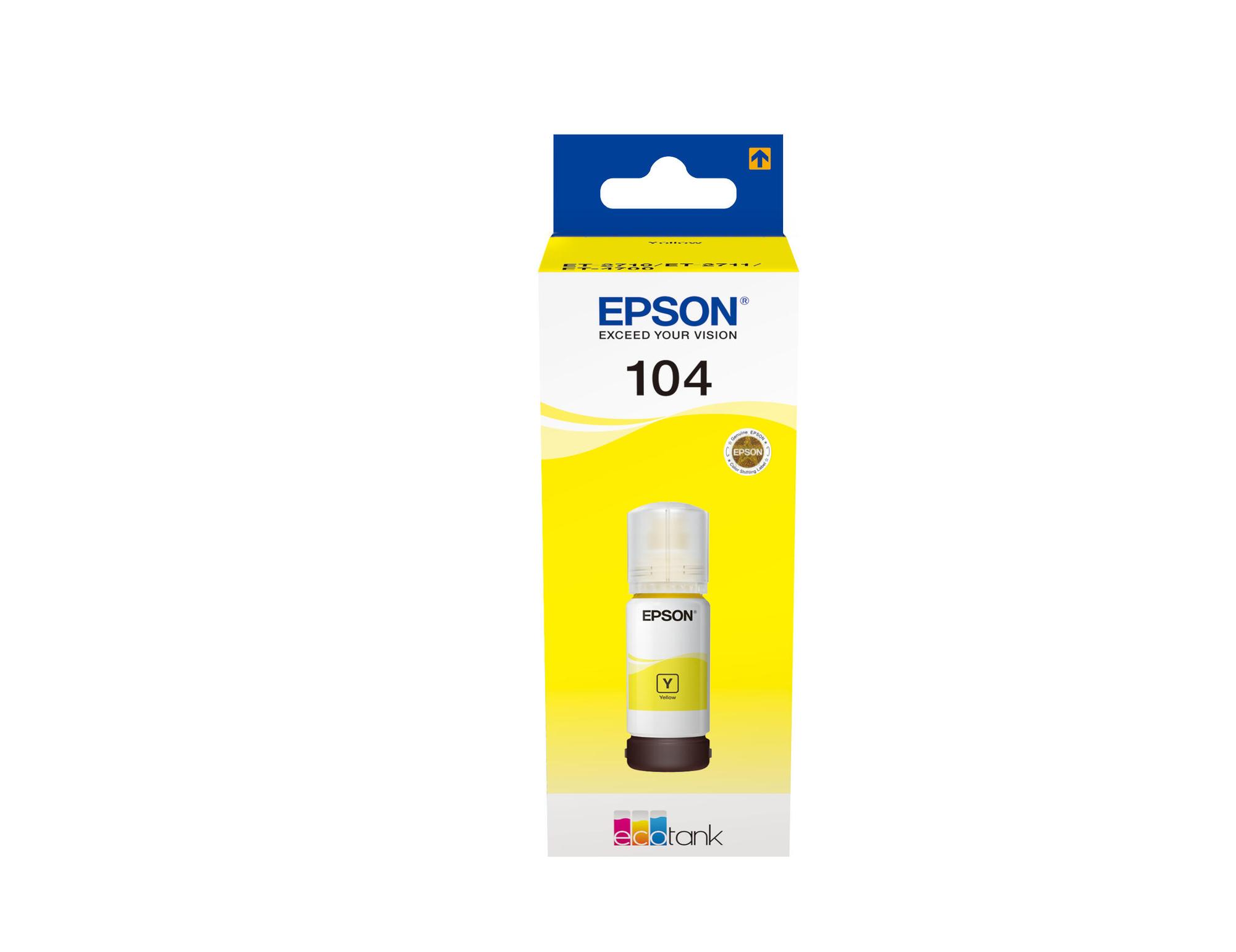 Epson Ink 104 / C13T00P440 Yellow Standard