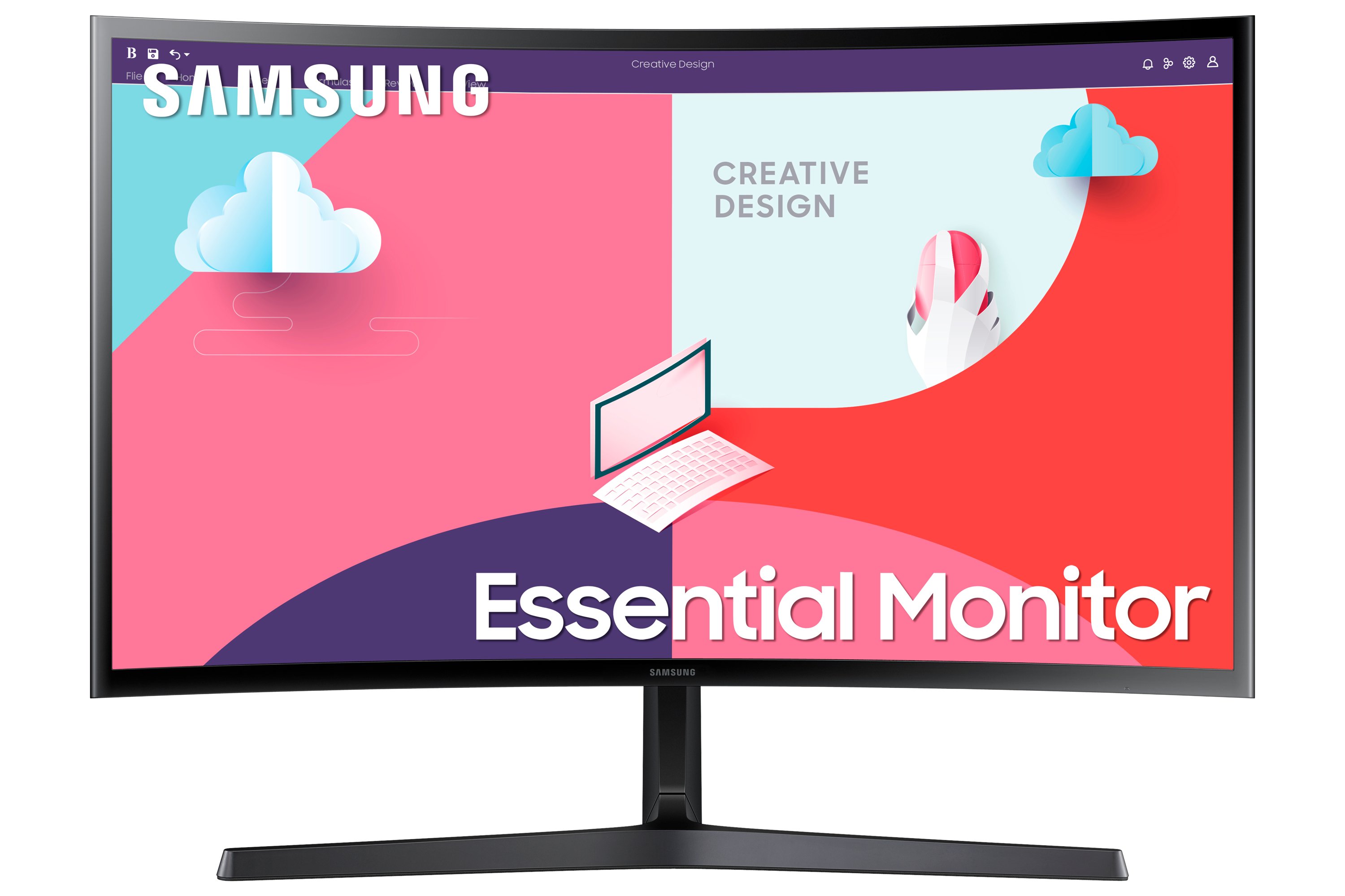 Samsung Monitor 24F366E / LS24C366EAUXEN Black