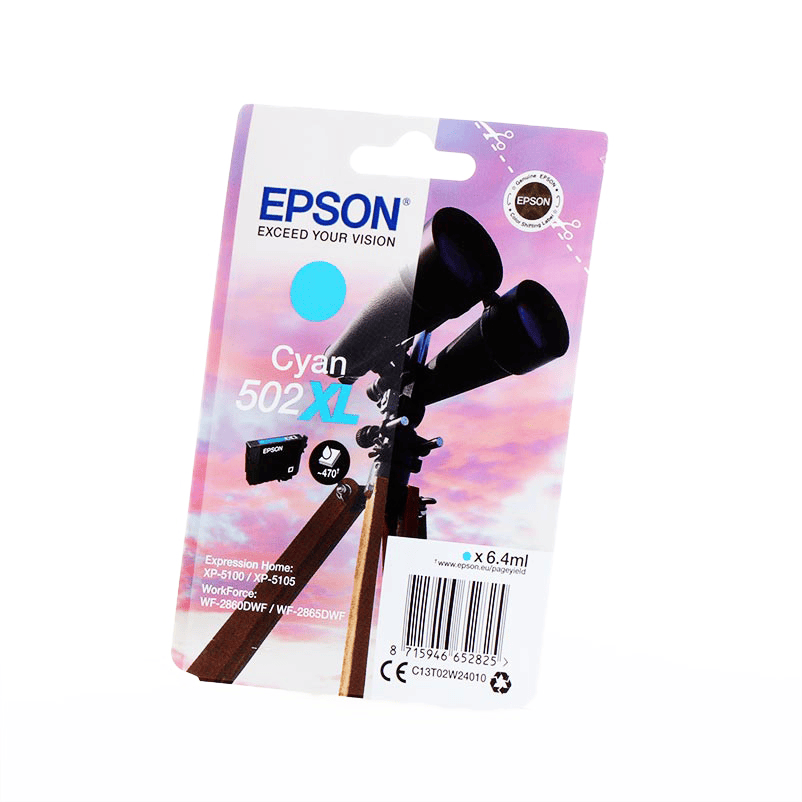 Epson Ink 502XL / C13T02W24010 Cyan